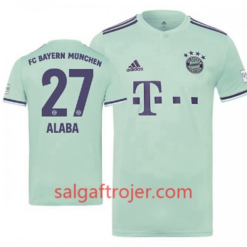 FC Bayern München Fodboldtrøjer Alaba 27 Udebanesæt 2018/19 Kort ærmer FC Bayern München Fodboldtrøjer Alaba 27 Udebanesæt 2018/19 Kort ærmer